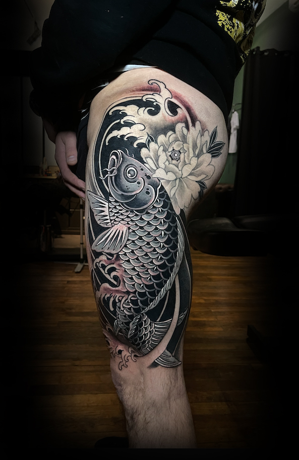 Tatouage Carpe Koi