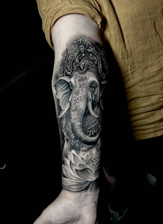 tatouage Ganesh